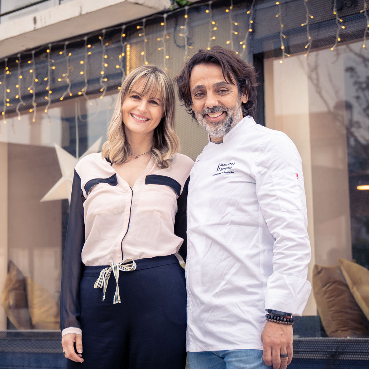 Paula Milho e o Chef Vasco Alves